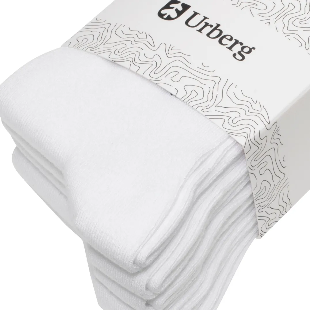 Urberg Bamboo Sock 5-Pack Bright White