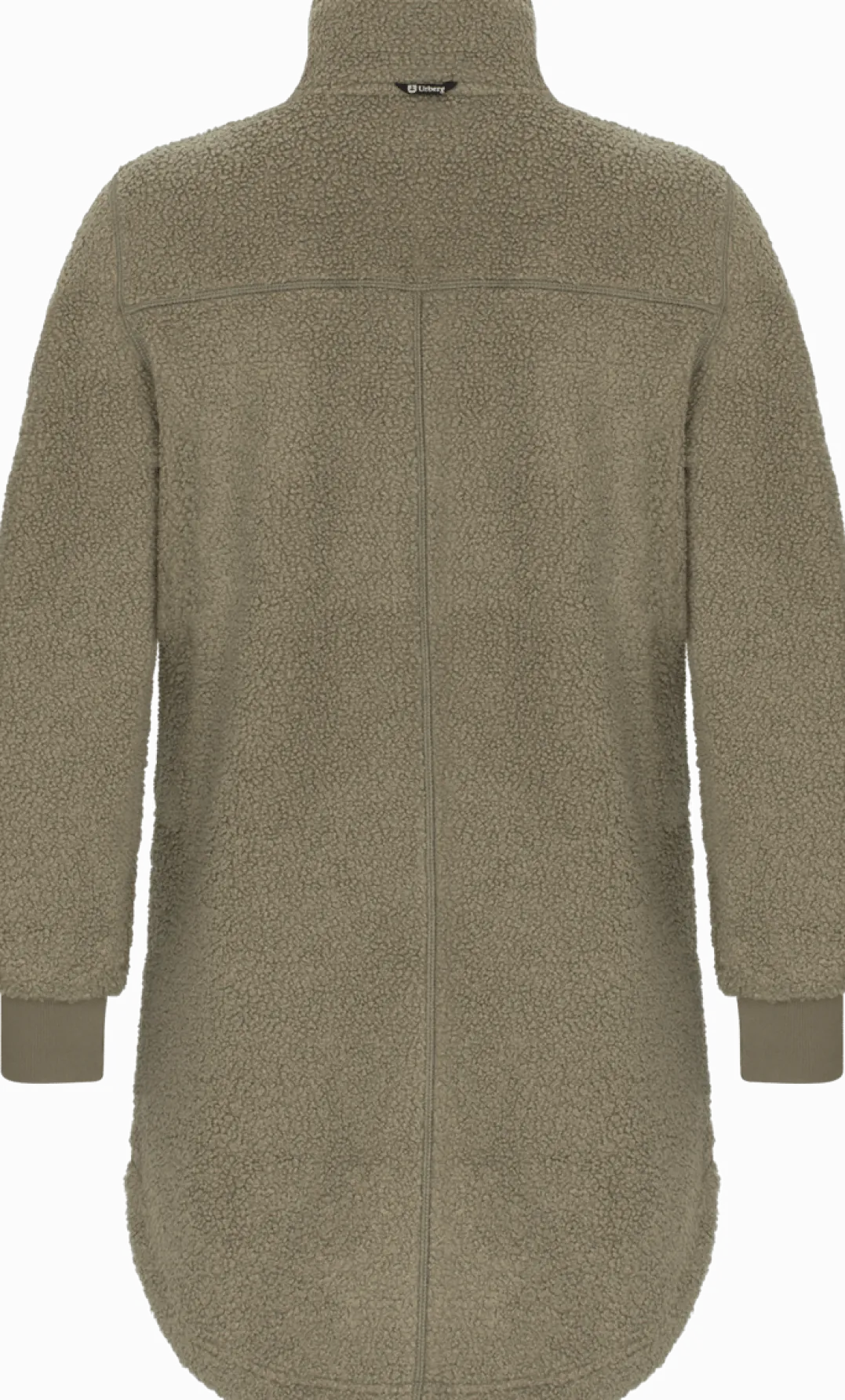 Urberg Bonded Pile Jacket Long Wmn Oil Green