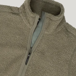 Urberg Bonded Pile Jacket Long Wmn Oil Green