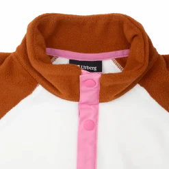 Urberg Colour Block Fleece Sweater Jr Fox Glove