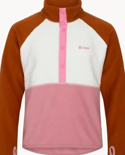 Urberg Colour Block Fleece Sweater Jr Fox Glove