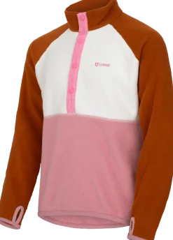 Urberg Colour Block Fleece Sweater Jr Fox Glove