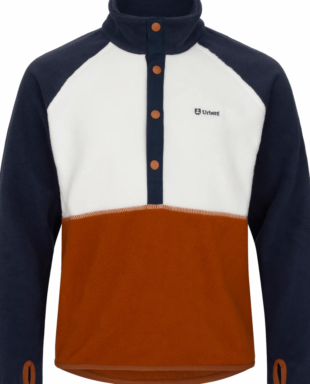 Urberg Colour Block Fleece Sweater Jr Mood Indigo