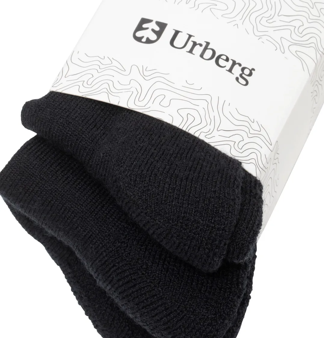 Urberg Every Day Merino Wool Sock 3p Jr Black Beauty