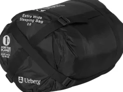 Urberg Extra Wide Sleeping Bag 2.0 Black Beauty