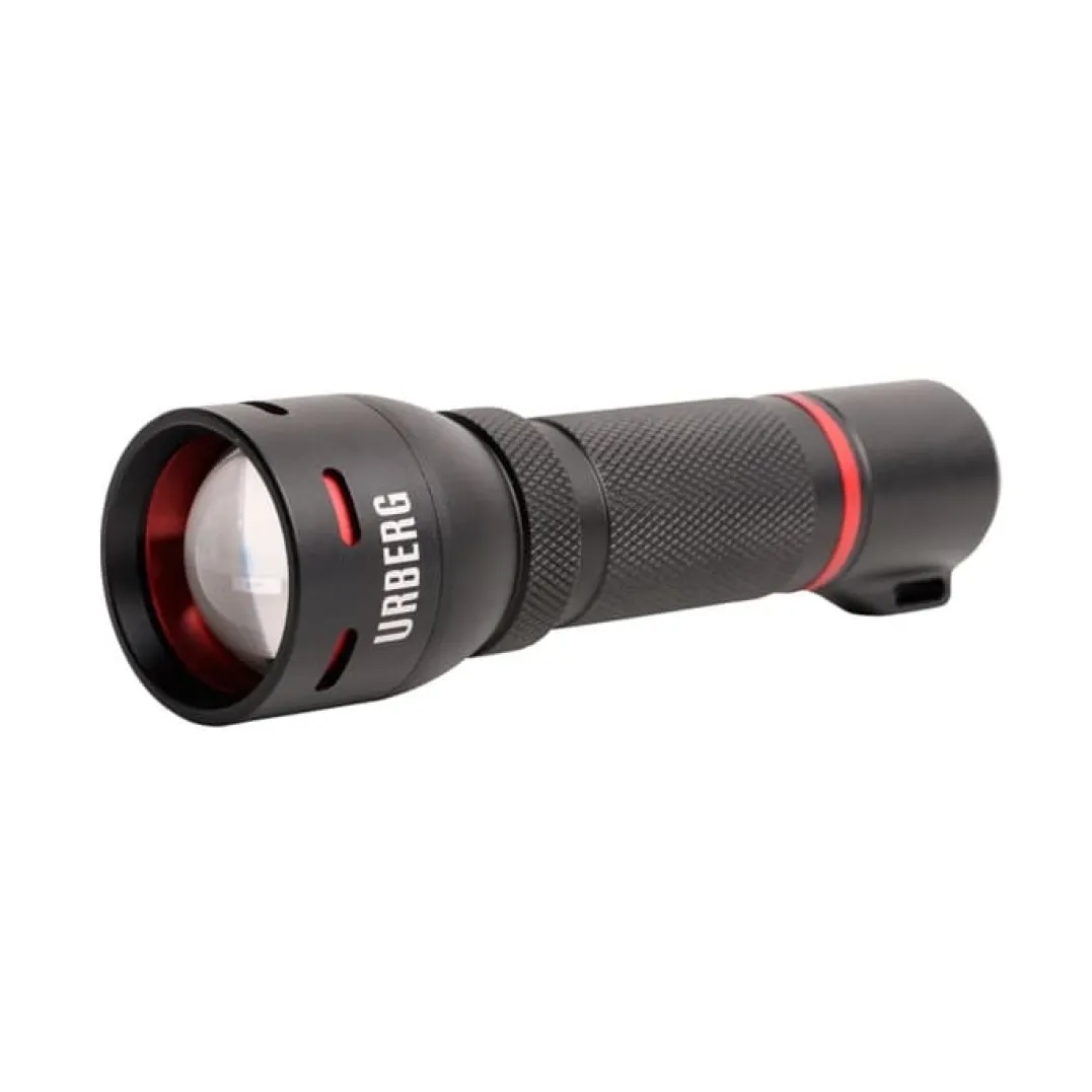 Urberg Flashlight Zoom LED Black