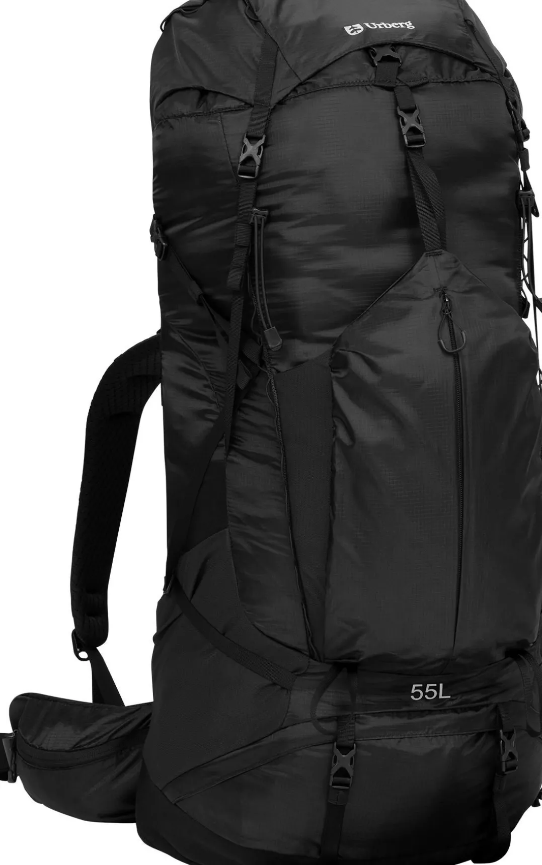 Urberg Hiking Backpack 55L Black