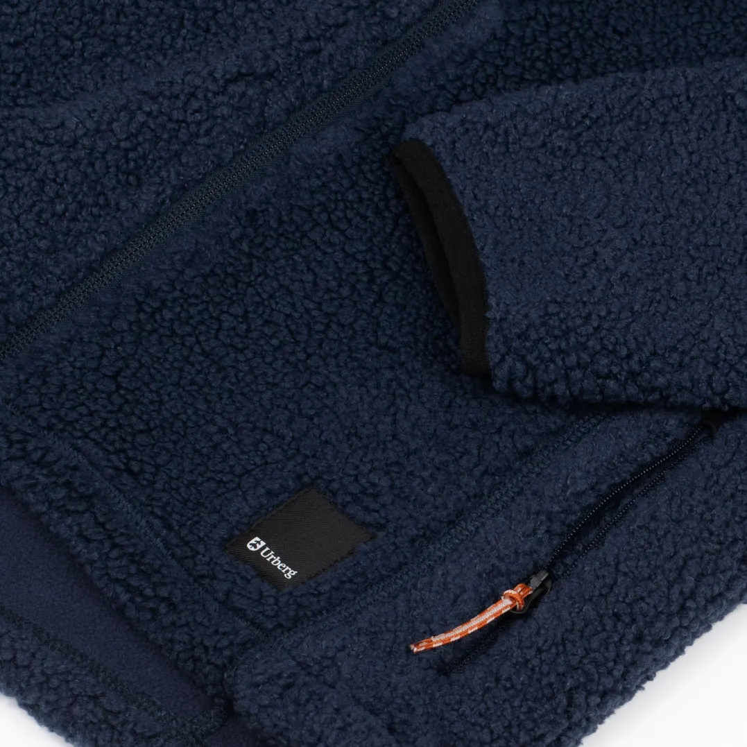 Urberg Juniors' Pile Hoodie Dark Navy