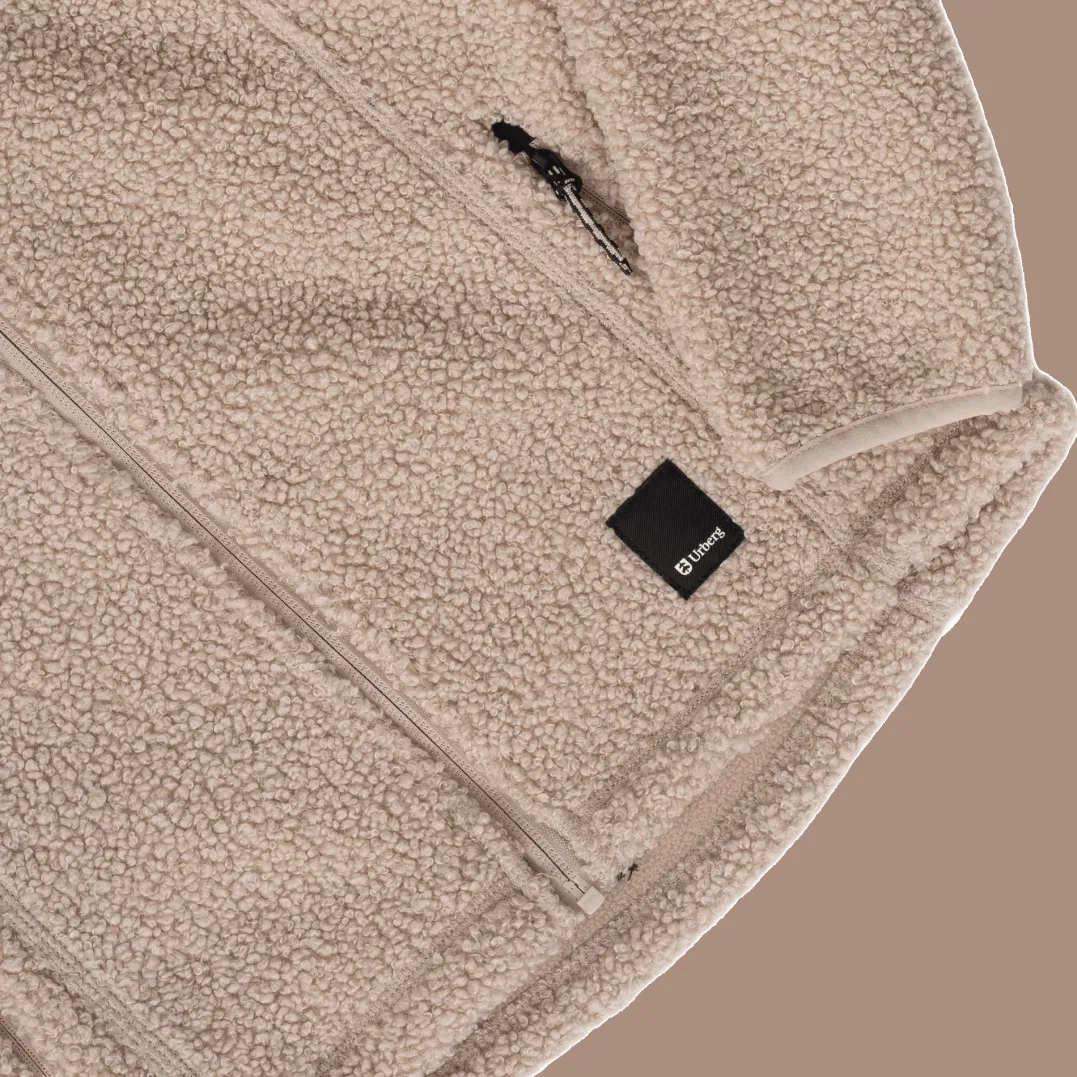 Urberg Juniors' Pile Hoodie Humus