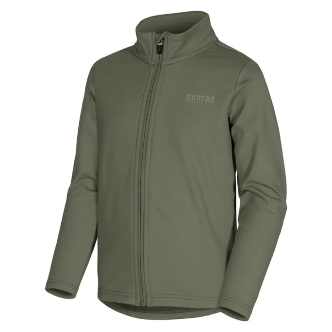 Urberg Juniors' Stavik Fleece Deep Lichen Green