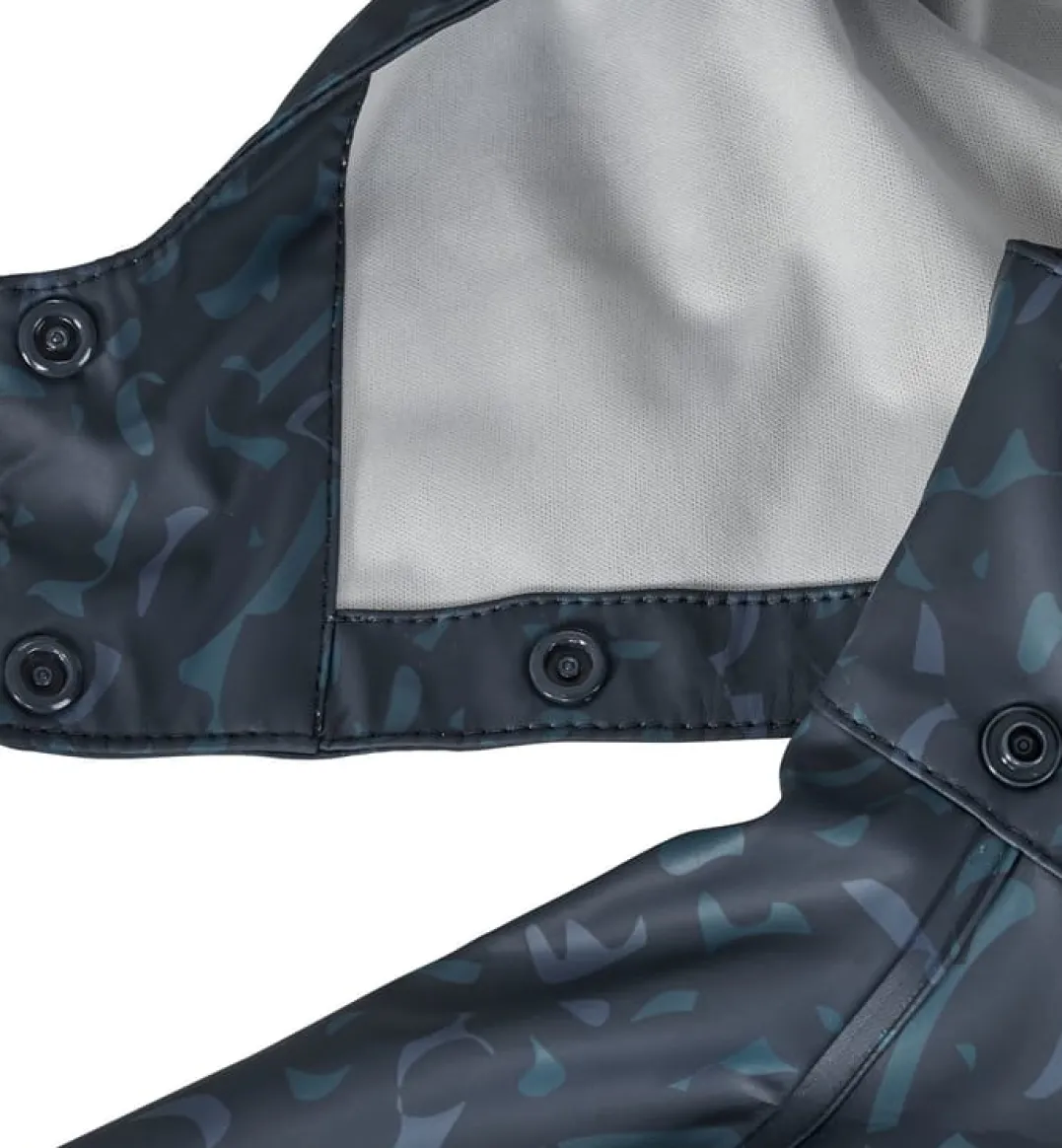Urberg Kids' Malme PU Rain Set Midnight Navy
