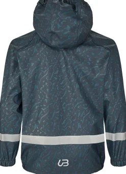Urberg Kids' Malme PU Rain Set Midnight Navy