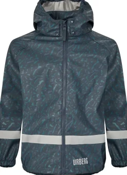 Urberg Kids' Malme PU Rain Set Midnight Navy