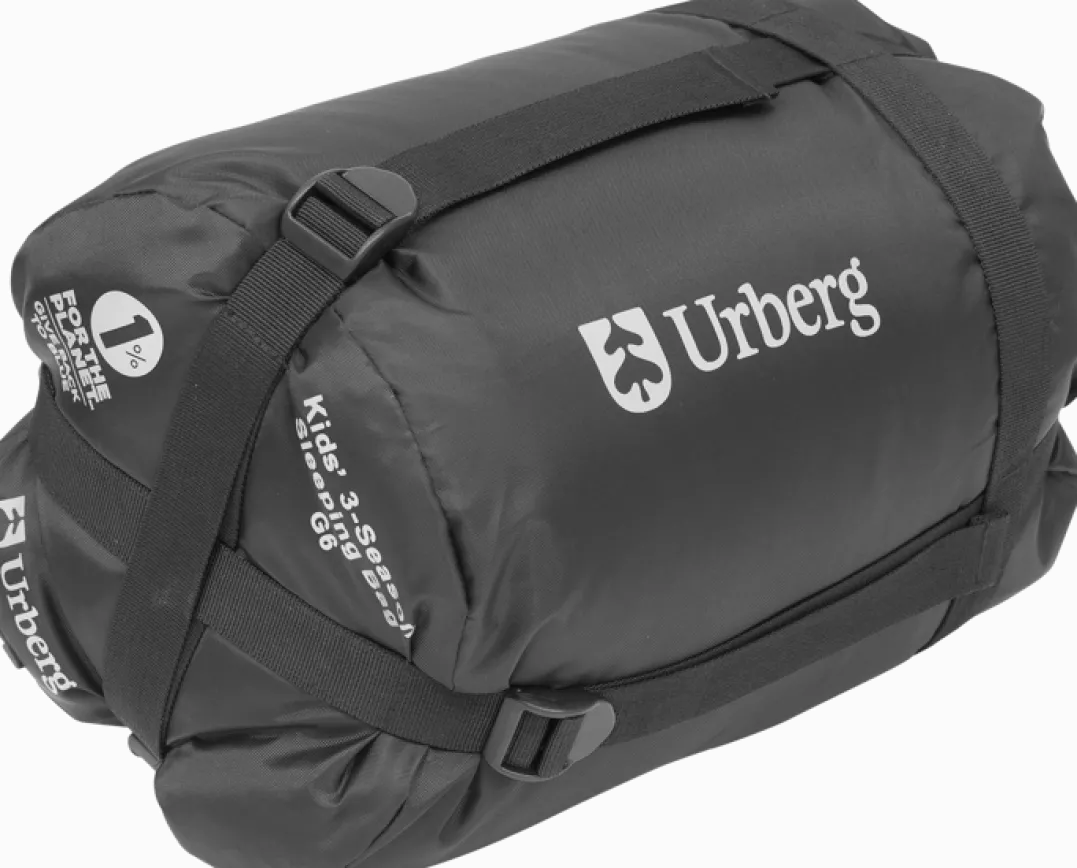 Urberg Kids' 3-Season Sleeping Bag G6 Asphalt