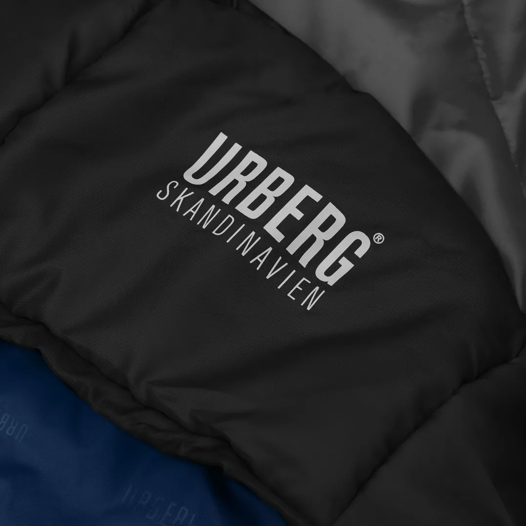 Urberg Kids' 1-season Sleeping Bag G2 Black Beauty/Asphalt
