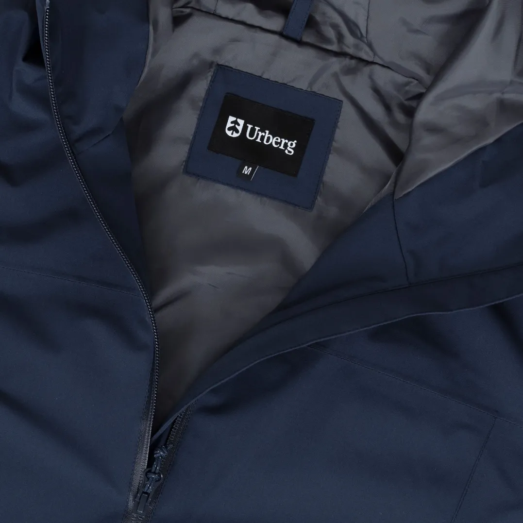 Urberg 2l Everyday Rain Jacket Men Blue Nights