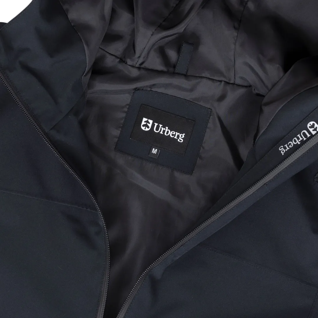 Urberg 2l Everyday Rain Jacket Men Black Beauty