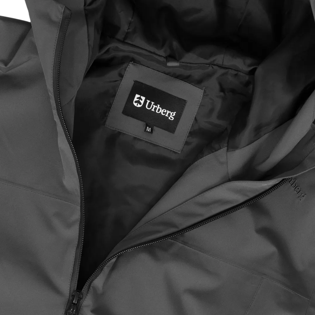 Urberg 2l Everyday Rain Jacket Men Asphalt