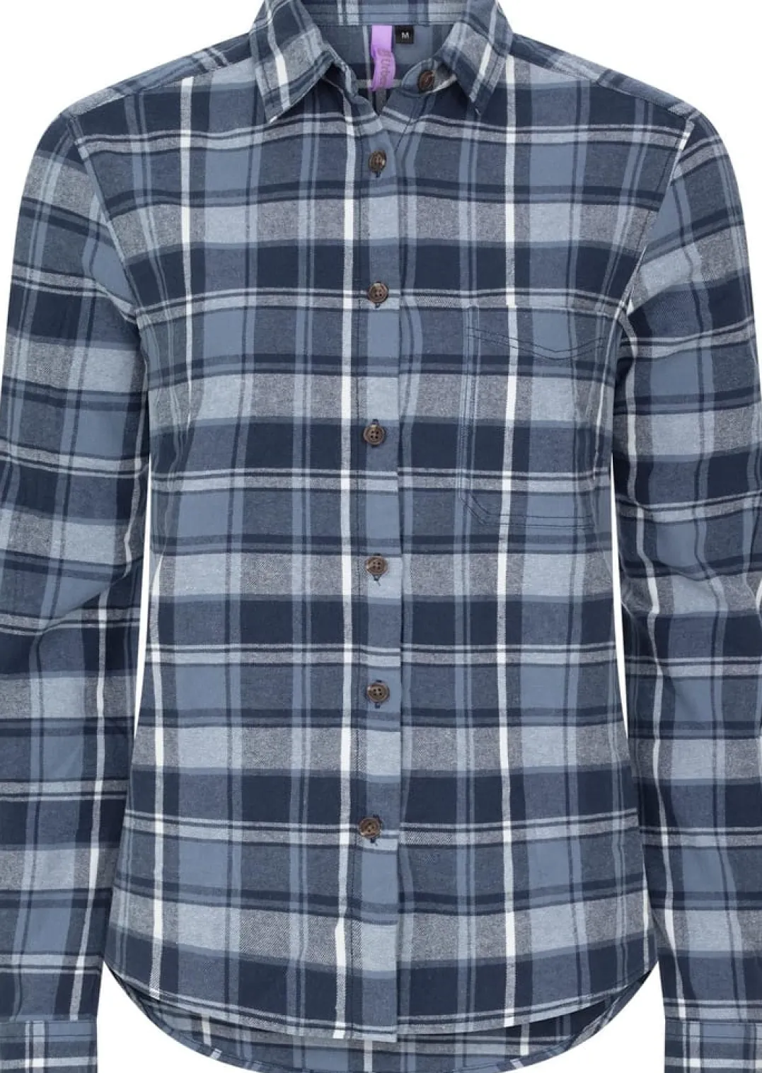 Urberg Light Flanell Shirt Wmn Blue Nights