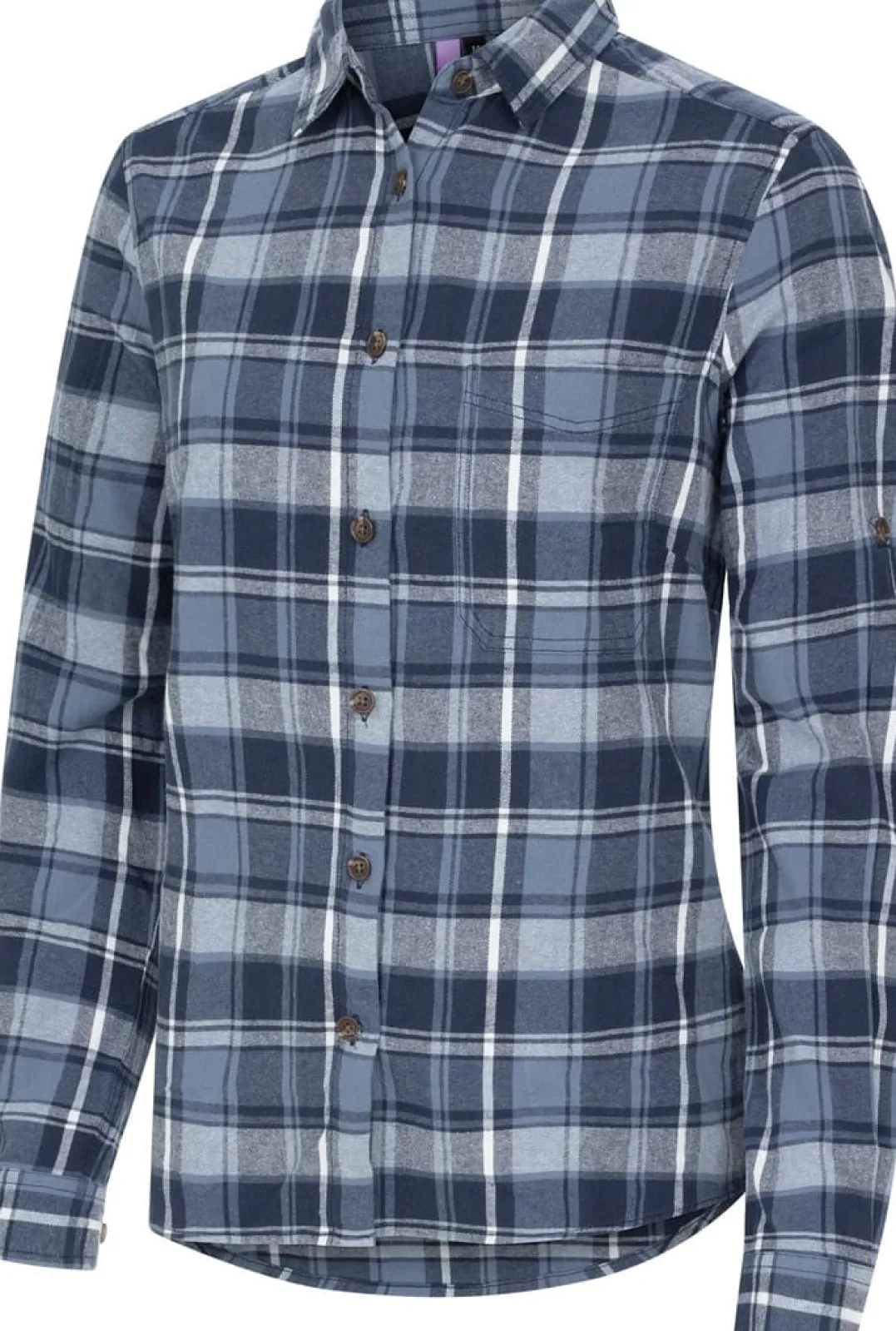 Urberg Light Flanell Shirt Wmn Blue Nights