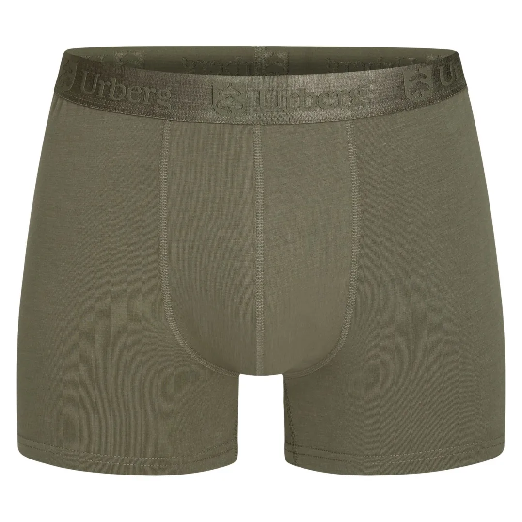 Urberg Men's Bamboo Boxers 7-Pack Black/Green