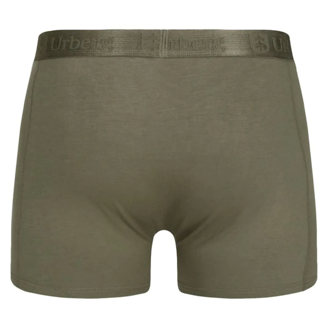 Urberg Men's Bamboo Boxers 7-Pack Black/Green