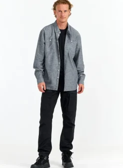 Urberg Men's Hemp LS Shirt Satellite