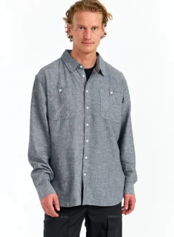 Urberg Men's Hemp LS Shirt Satellite