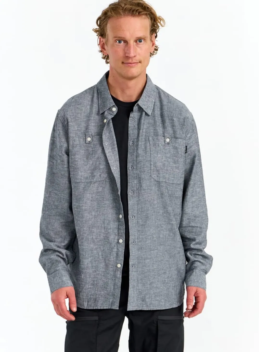 Urberg Men's Hemp LS Shirt Satellite