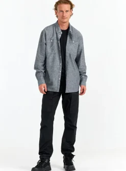 Urberg Men's Hemp LS Shirt Satellite