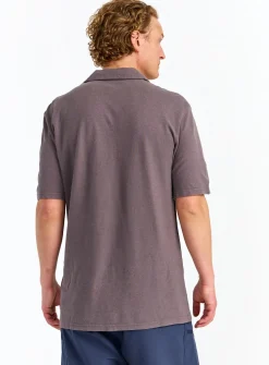 Urberg Men's Hemp Polo Tee Black Beauty