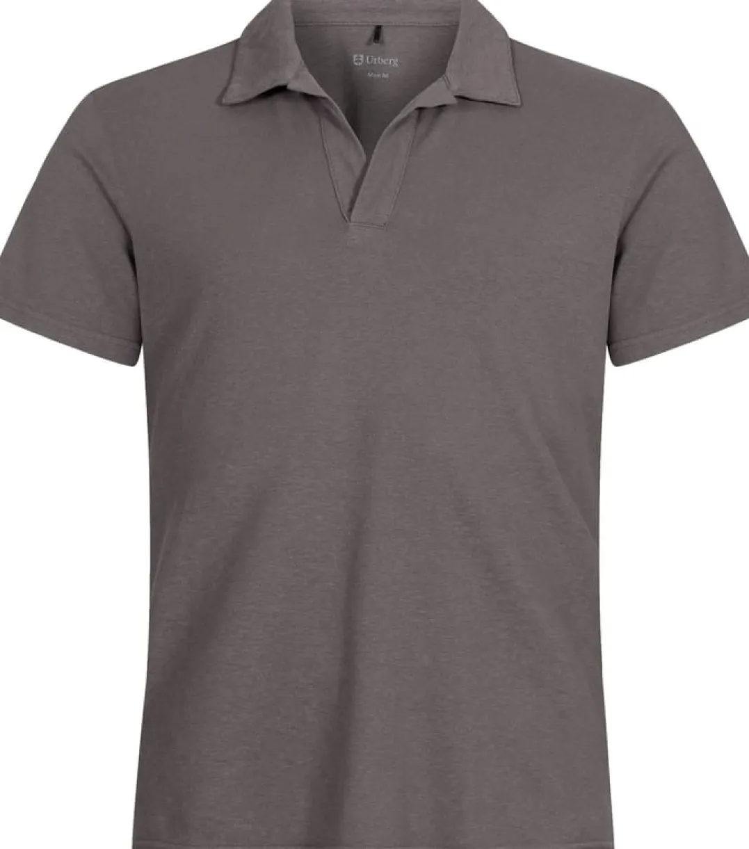Urberg Men's Hemp Polo Tee Plum Kitten