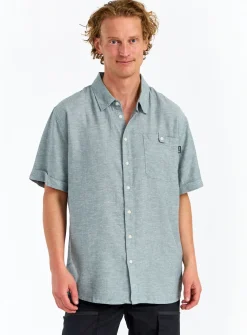 Urberg Men's Hemp SS Shirt Silver Pine