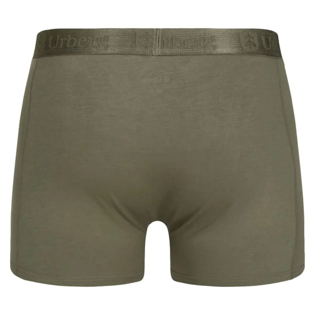Urberg Men's Isane 3-pack Bamboo Boxers Grey/Black/Green