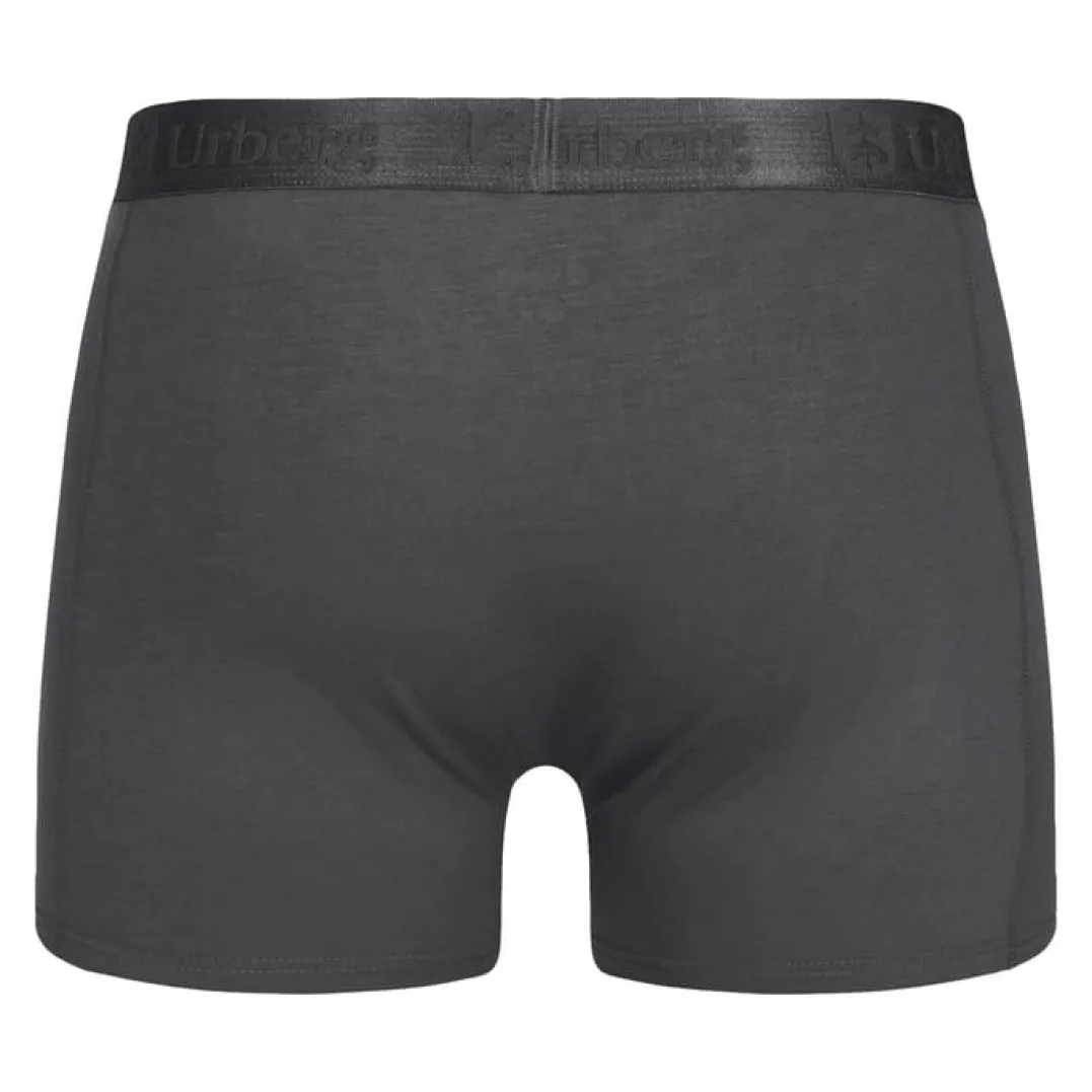 Urberg Men's Isane 3-pack Bamboo Boxers Grey/Black/Green