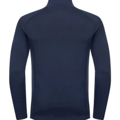 Urberg Men's Merino-Bamboo Base Layer Zip Top Dark Navy