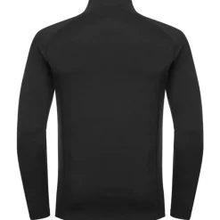Urberg Men's Merino-Bamboo Base Layer Zip Top Black Beauty