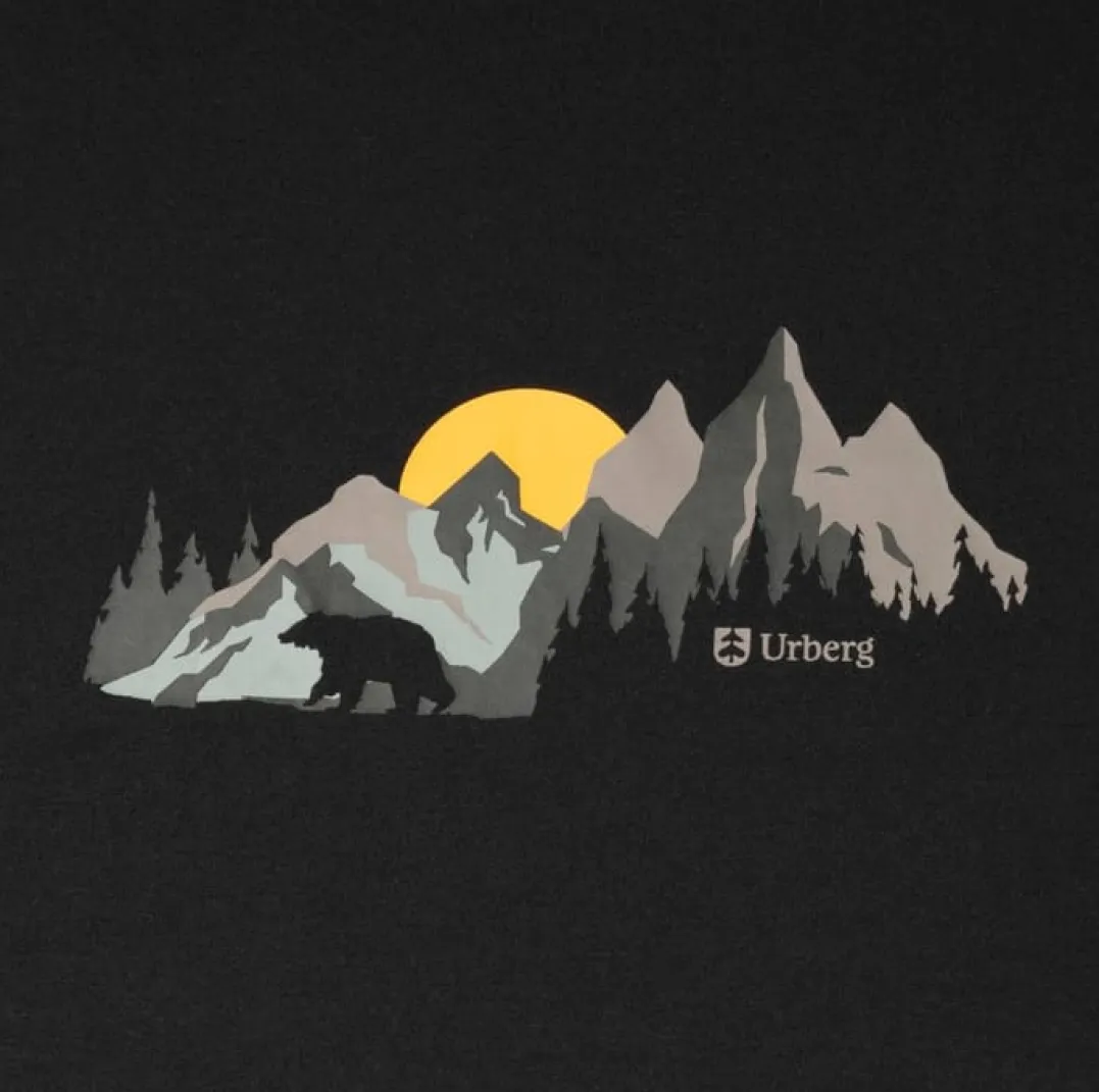 Urberg Men's Printed Tree Tee Black Beauty