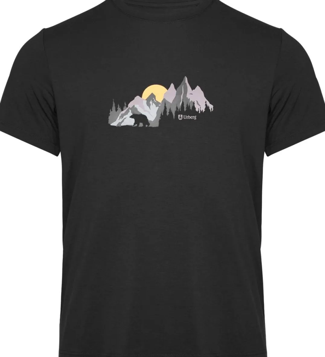 Urberg Men's Printed Tree Tee Black Beauty