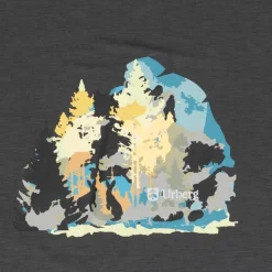 Urberg Men's Printed Tree Tee Phantom/forest