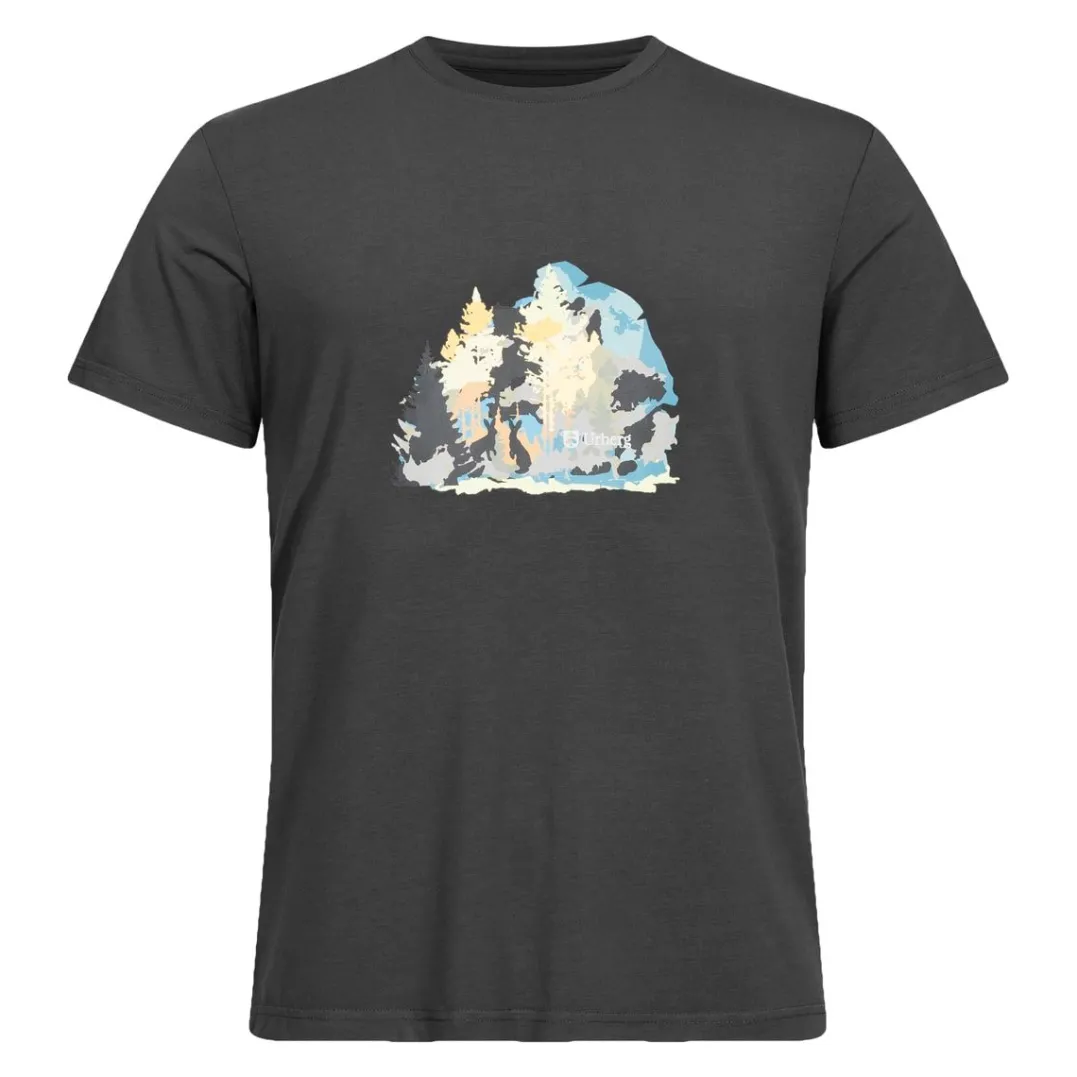 Urberg Men's Printed Tree Tee Phantom/forest
