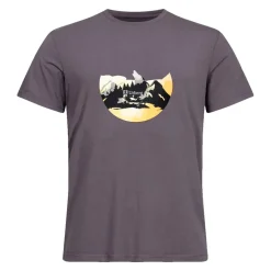 Urberg Men's Printed Tree Tee Plum Kitten/mountain