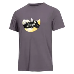 Urberg Men's Printed Tree Tee Plum Kitten/mountain