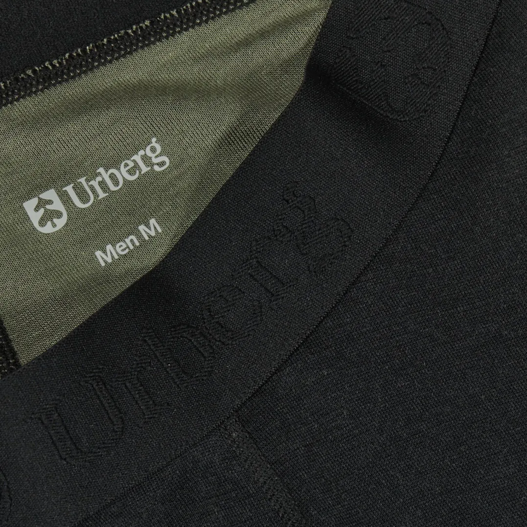 Urberg Merino-Bamboo Base Layer Pant Men Black/Green