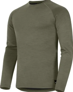 Urberg Merino-Bamboo Base Layer Top Men Deep Lichen Green