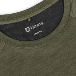 Urberg Merino-Bamboo Base Layer Top Men Deep Lichen Green