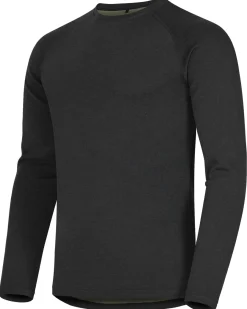 Urberg Merino-Bamboo Base Layer Top Men Black/Green