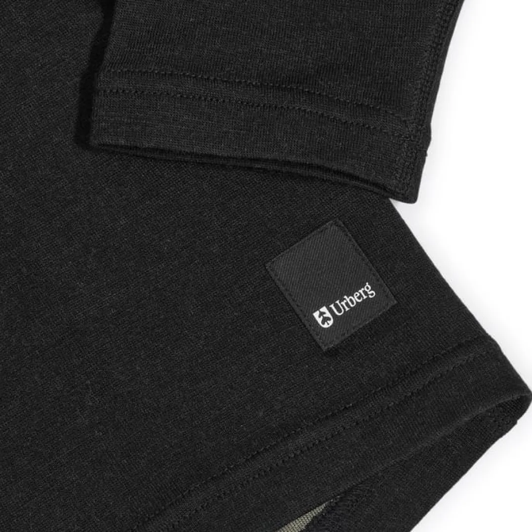 Urberg Merino-Bamboo Base Layer Top Men Black/Green