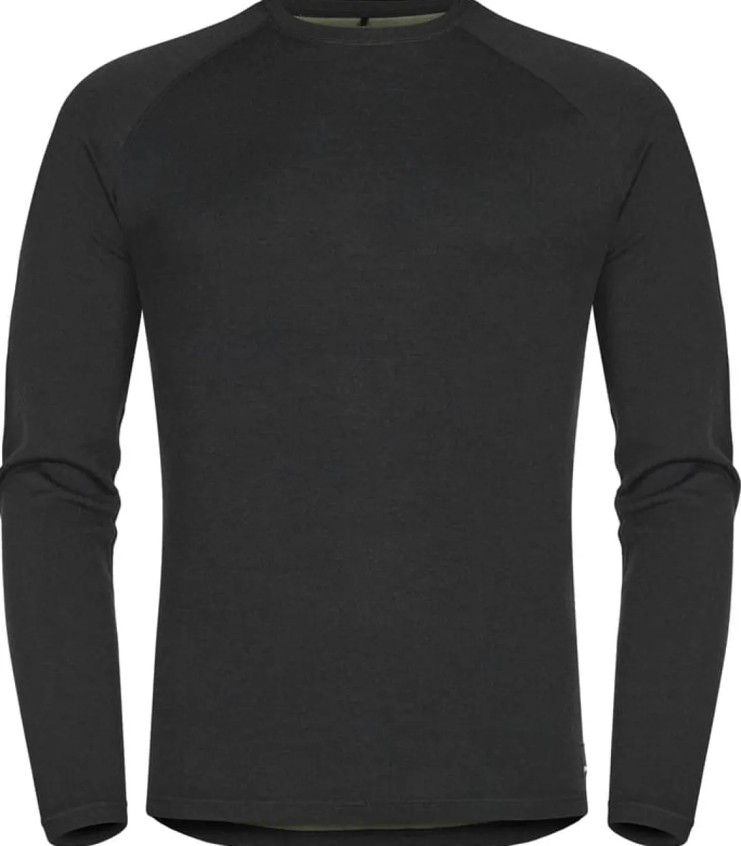 Urberg Merino-Bamboo Base Layer Top Men Black/Green