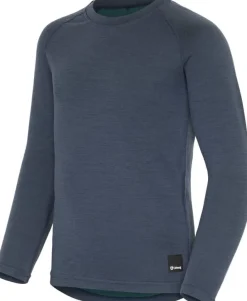 Urberg Merino-Bamboo Base Layer Set Jr Blue Nights/Mediterranea
